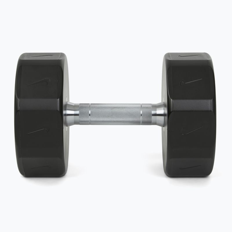 Chromuota hantelė Nike Strength Pro Urethane Dumbbell 22 kg black/white 3