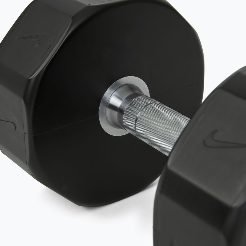Chromuota hantelė Nike Strength Pro Urethane Dumbbell 22 kg black/white 4