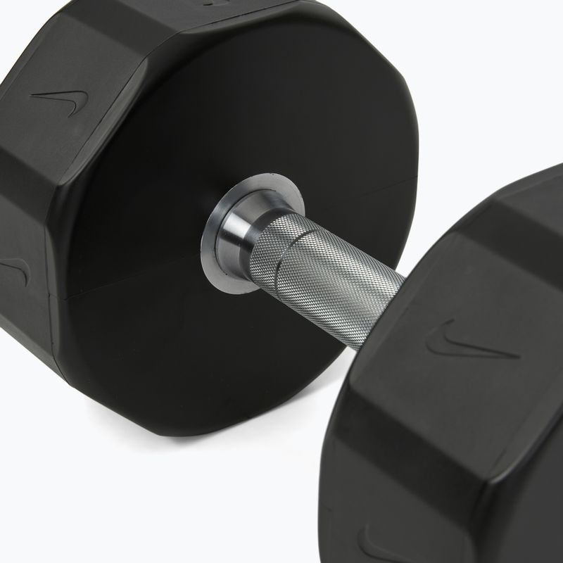 Chromuota hantelė Nike Strength Pro Urethane Dumbbell 24 kg black/white 4