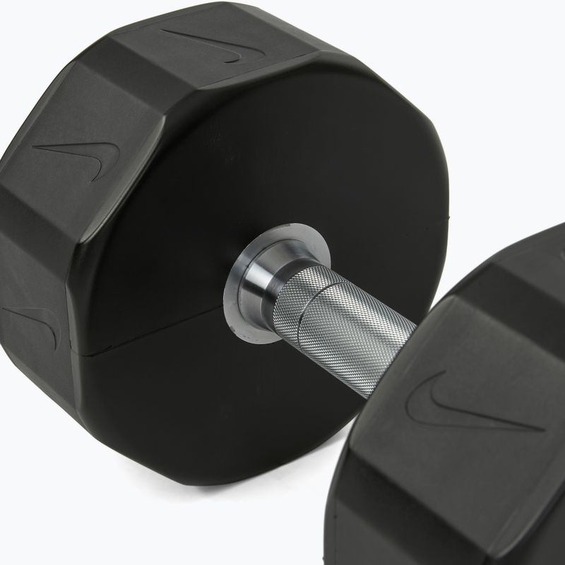 Chromuota hantelė Nike Strength Pro Urethane Dumbbell 26 kg black/white 4