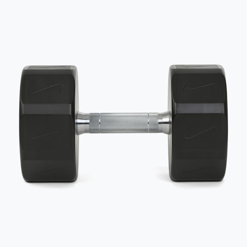 Chromuota hantelė Nike Strength Pro Urethane Dumbbell 28 kg black/white 3