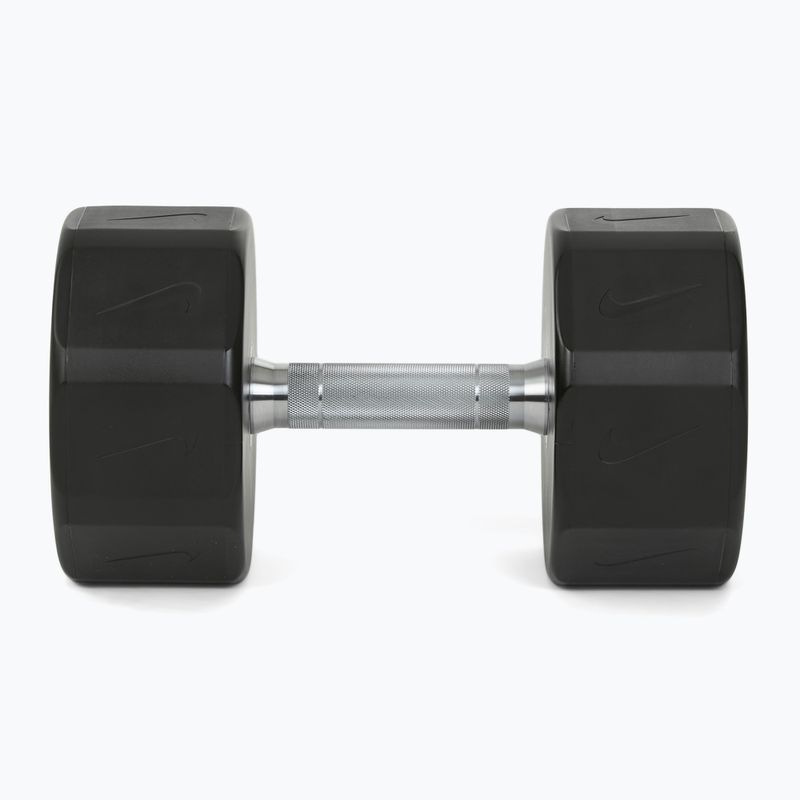 Chromuota hantelė Nike Strength Pro Urethane Dumbbell 30 kg black/white 3