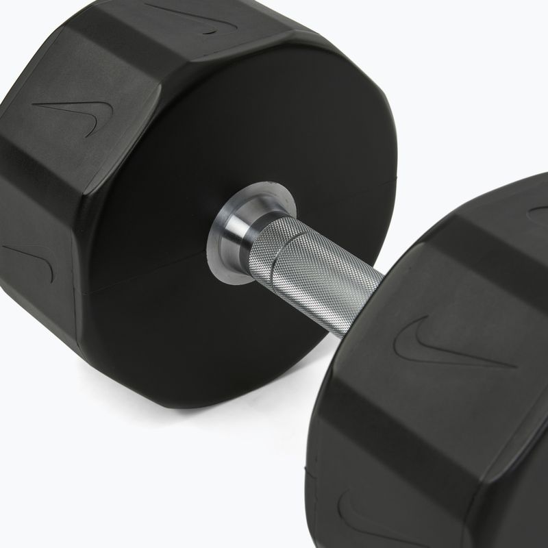 Chromuota hantelė Nike Strength Pro Urethane Dumbbell 30 kg black/white 4