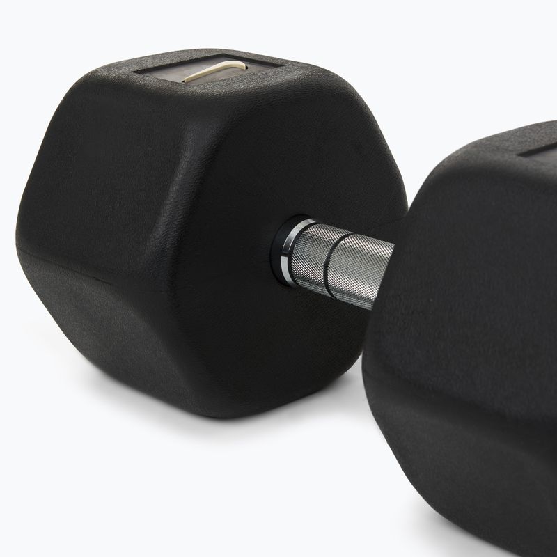 Gumuota hantelė Nike Strength Hex Dumbbell 32,5 kg black/white 4