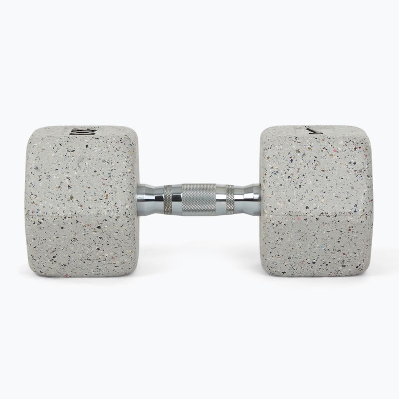 Gumuota hantelė Nike Strength Grind Hex Dumbbell 20 kg wolf grey 3