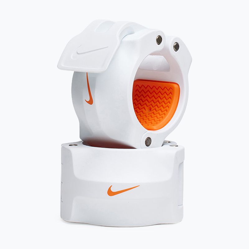 Spaustukai štangai Nike Strength Barbell Collars 2 vnt. white/orange 2