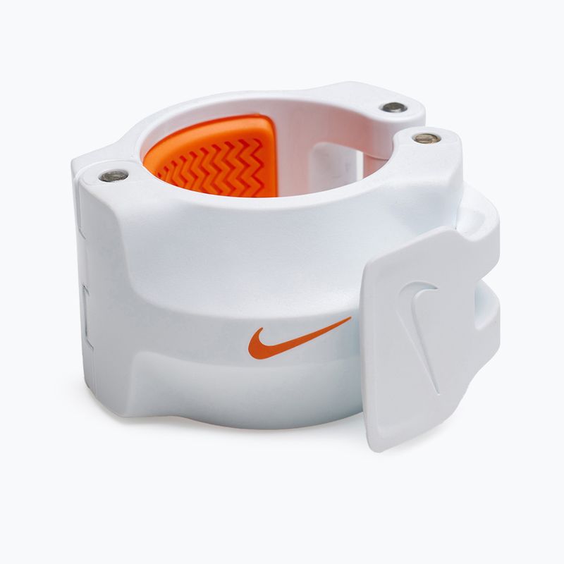 Spaustukai štangai Nike Strength Barbell Collars 2 vnt. white/orange 3