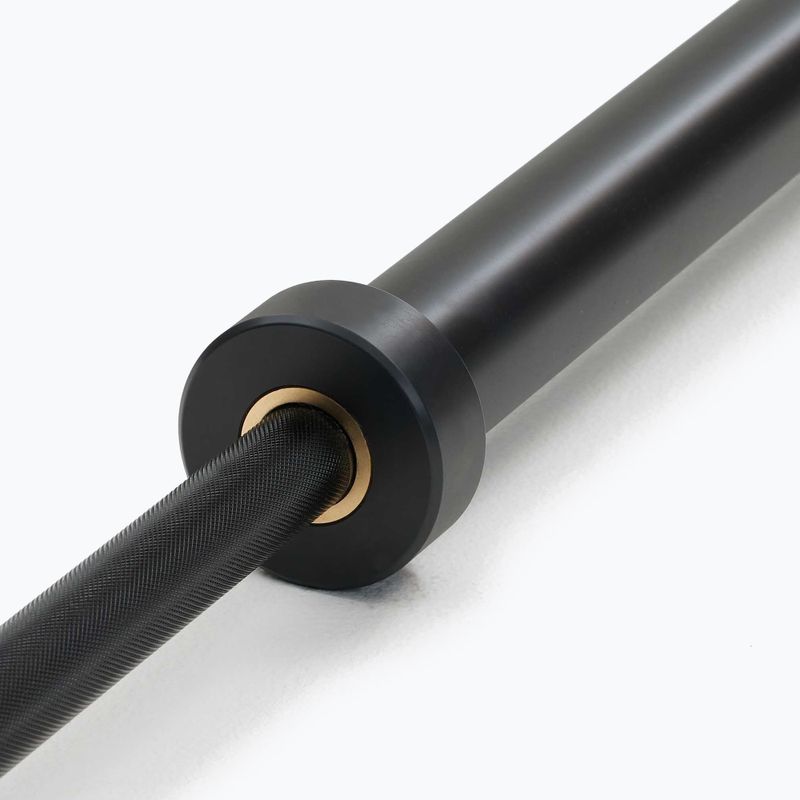 Tiesi štanga Nike Strength Chrome Barbell black chrome swoosh 4