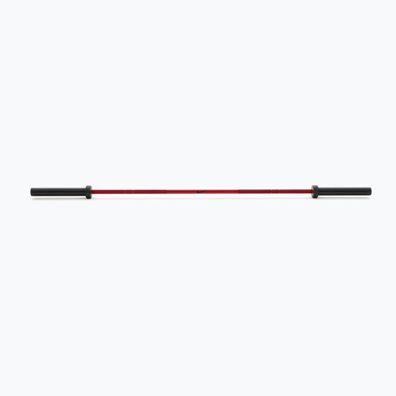Tiesi štanga Nike Strength Coated Premium Barbell red swoosh 2