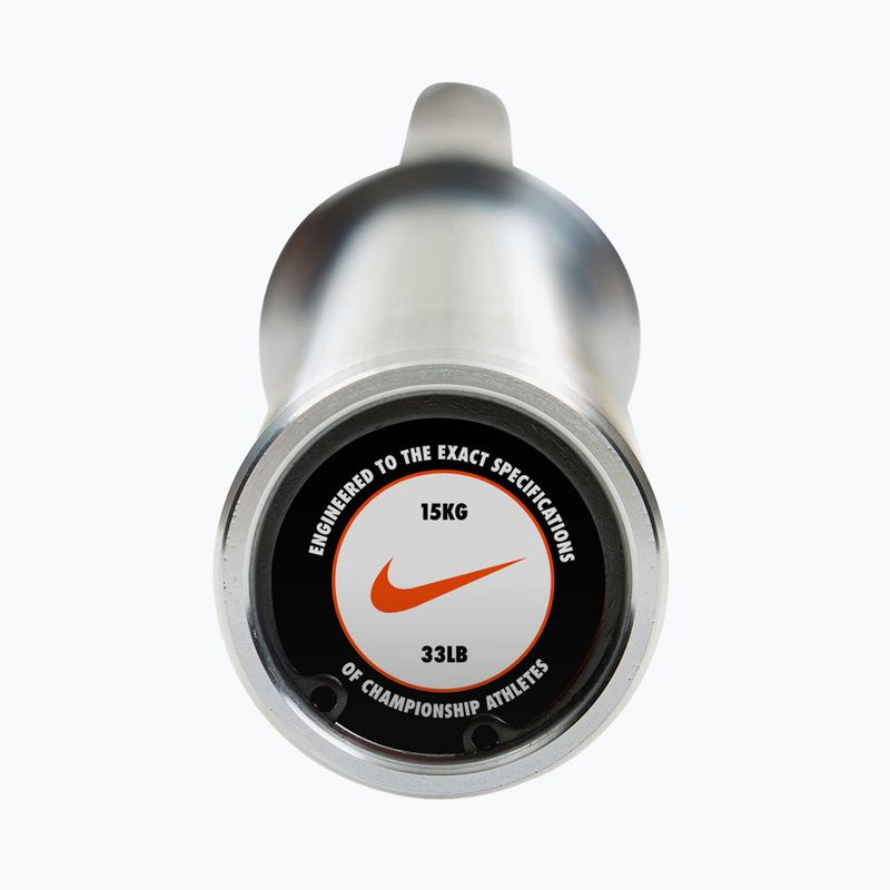 Tiesi štanga Nike Strength Hard Chrome Barbell chrome swoosh 5