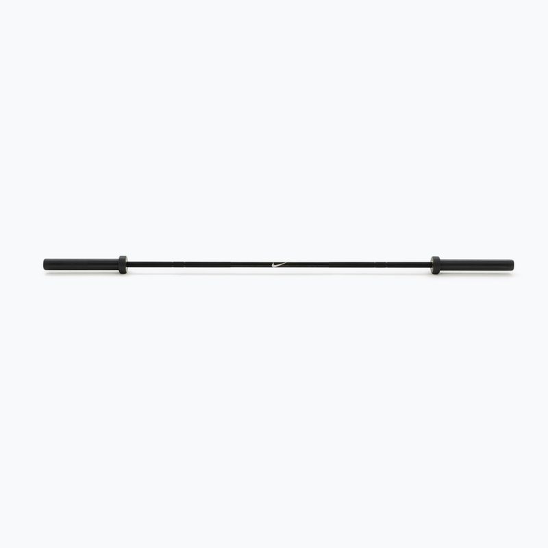 Tiesi štanga Nike Strength Chrome Barbell black chrome swoosh 2