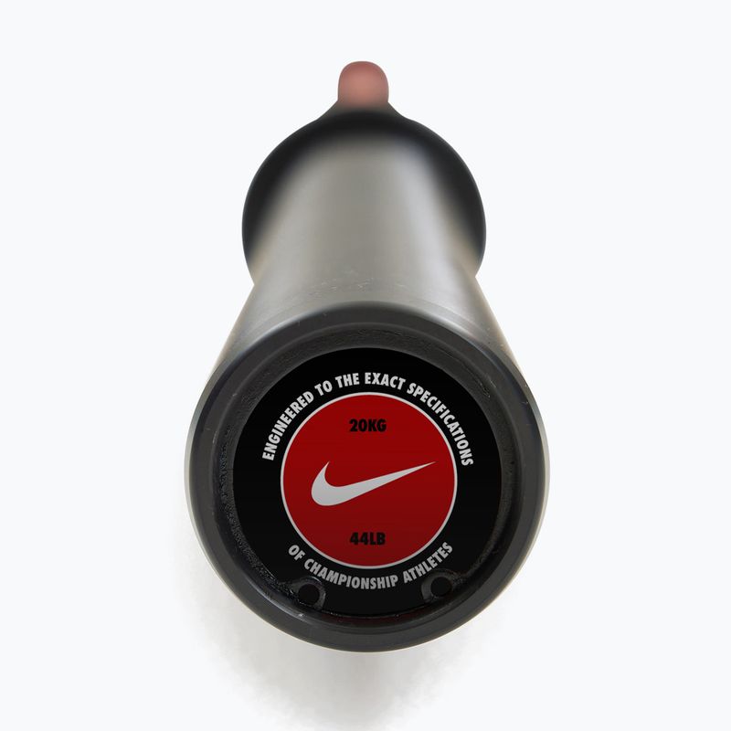 Tiesi štanga Nike Strength Coated Premium Barbell red swoosh 4