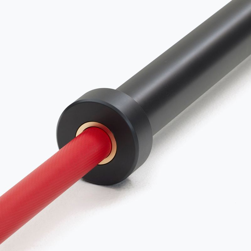 Tiesi štanga Nike Strength Coated Premium Barbell red swoosh 5