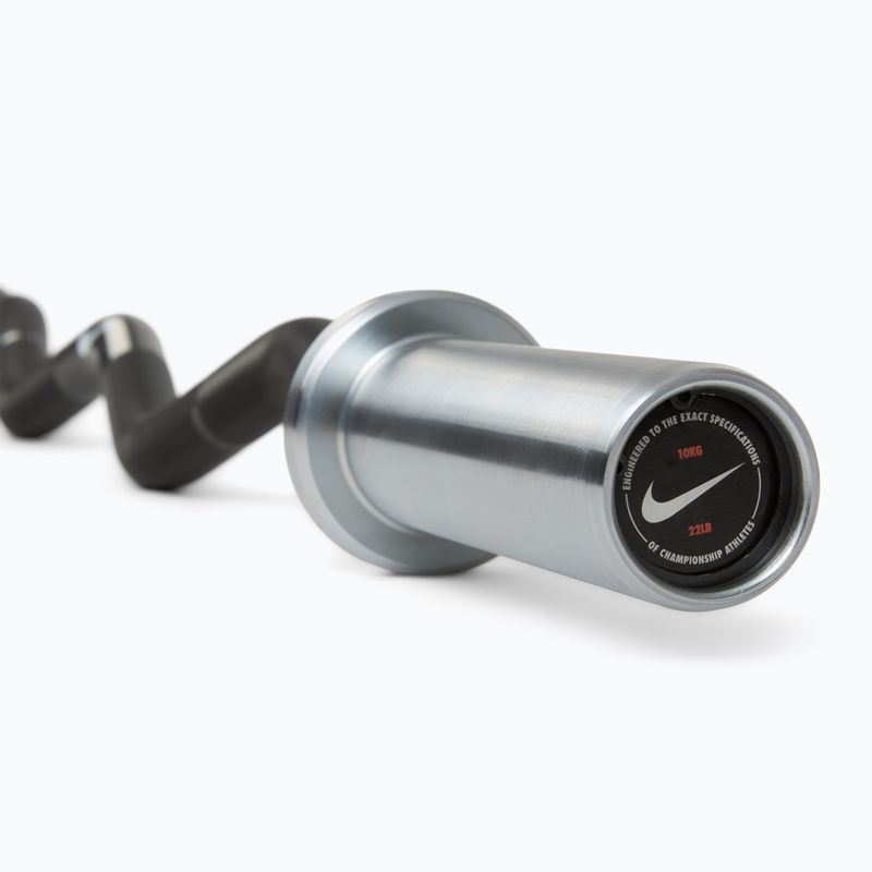 Lenkta štanga Nike Strength Curl Bar black swoosh 5