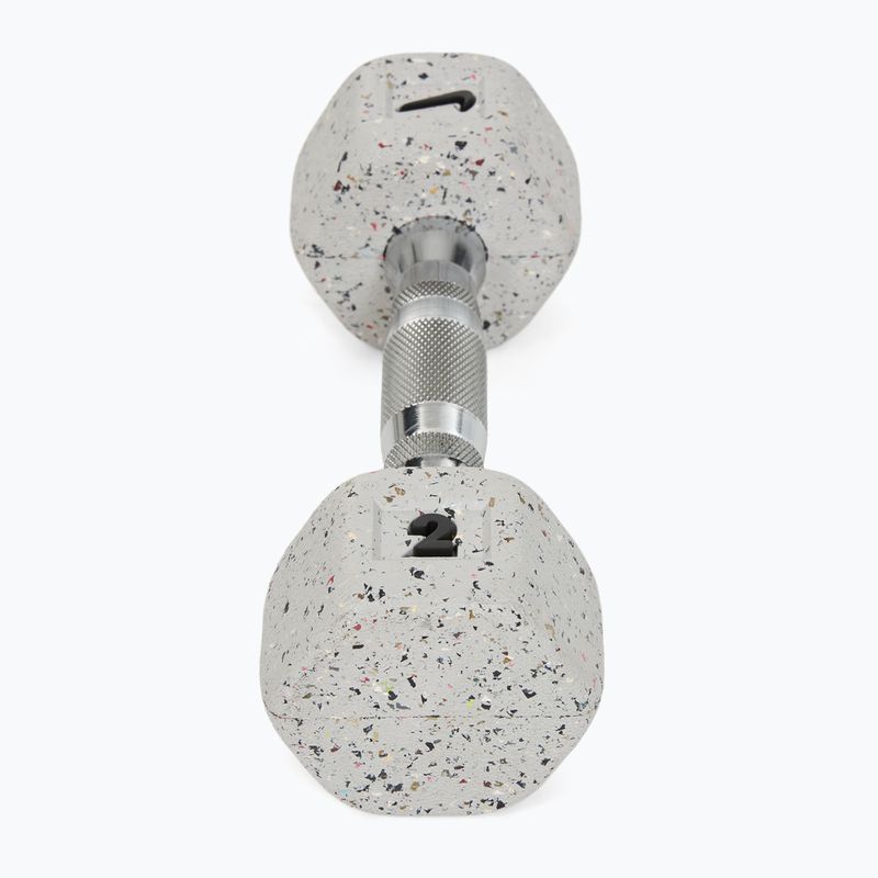 Hanteliai Nike Strength Grind Hex Dumbbell 2 x 2 kg wolf grey 2