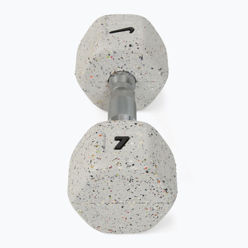 Hanteliai Nike Strength Grind Hex Dumbbell 2 x 7 kg wolf grey 2