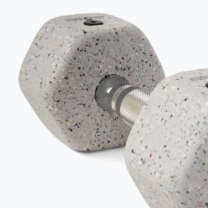 Hanteliai Nike Strength Grind Hex Dumbbell 2 x 9 kg wolf grey 4