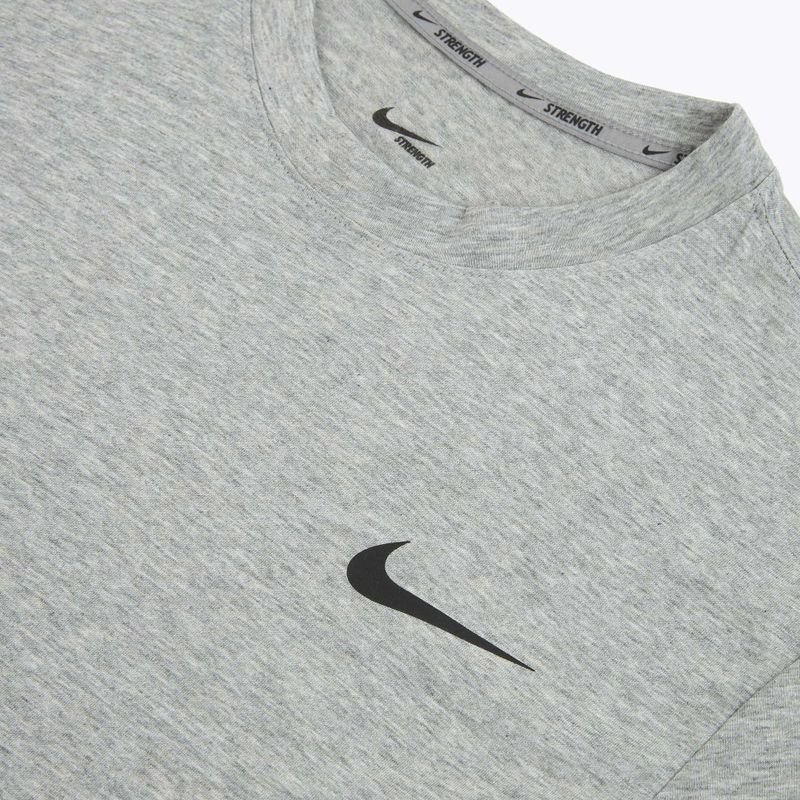 Vyriški treniruočių marškinėliai Nike Strength S&C Dri-Fit heather grey/black 3