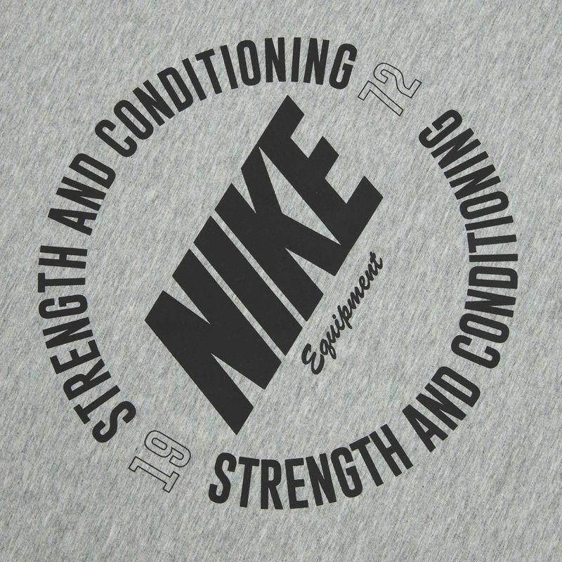 Vyriški treniruočių marškinėliai Nike Strength S&C Dri-Fit heather grey/black 4