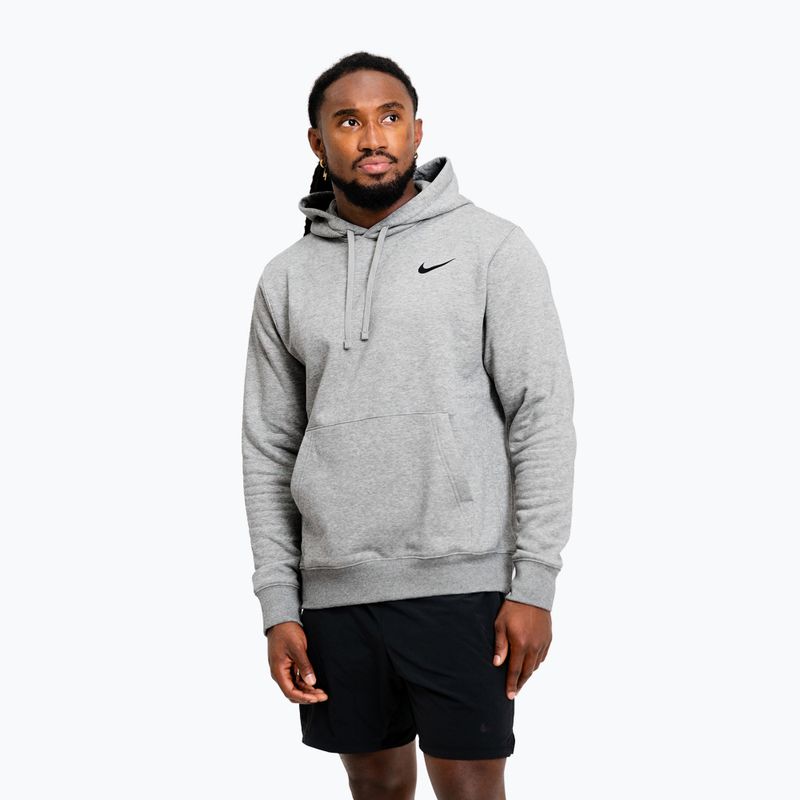 Vyriškas džemperis Nike Strength S&C Hoodie heather grey/black