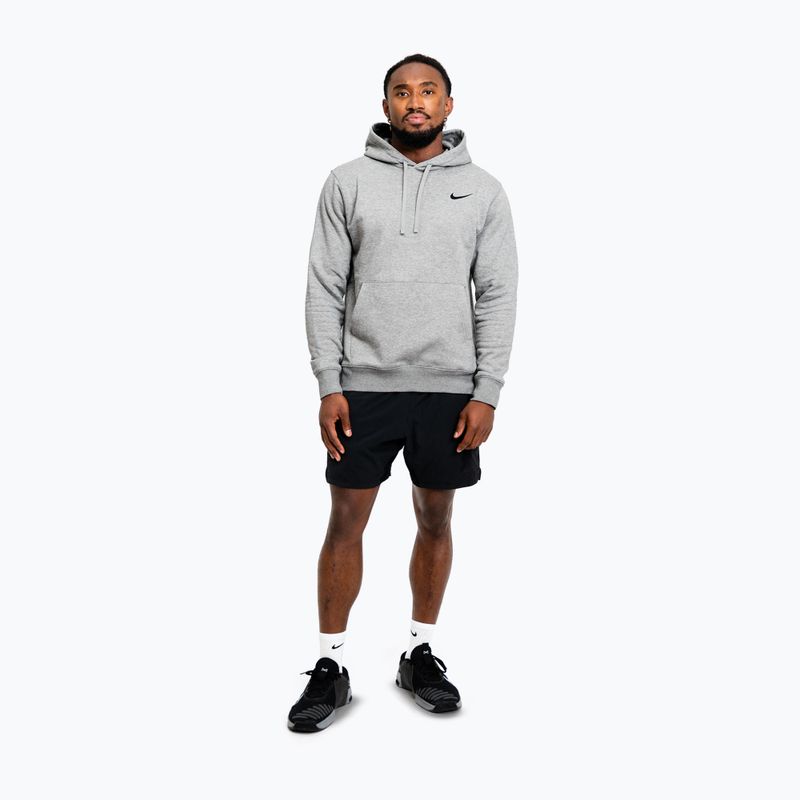 Vyriškas džemperis Nike Strength S&C Hoodie heather grey/black 2