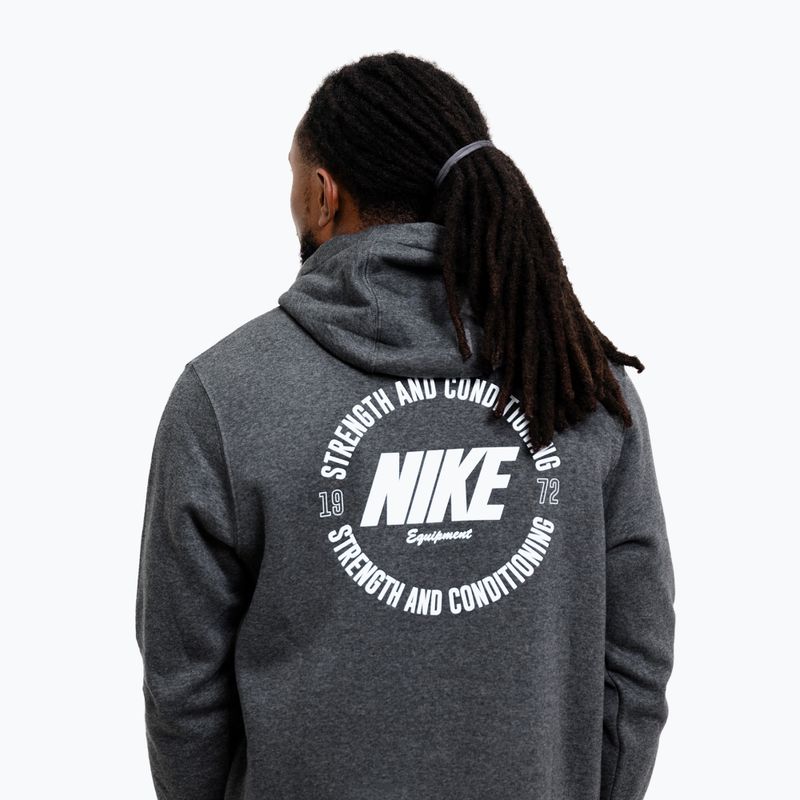Vyriškas džemperis Nike Strength S&C Hoodie charcoal/white 5
