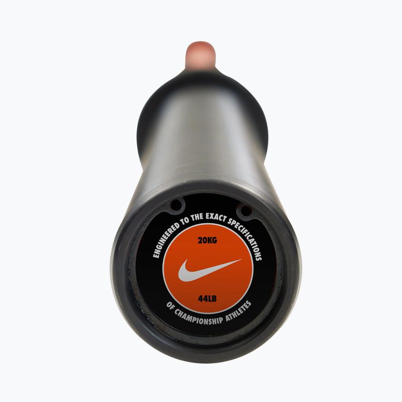 Tiesi štanga Nike Strength Coated Premium Barbell orange swoosh 6