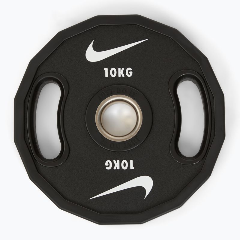 Bumperinės svorio plokštės Nike Strength Pro Urethane Plates 10 kg black/white 2