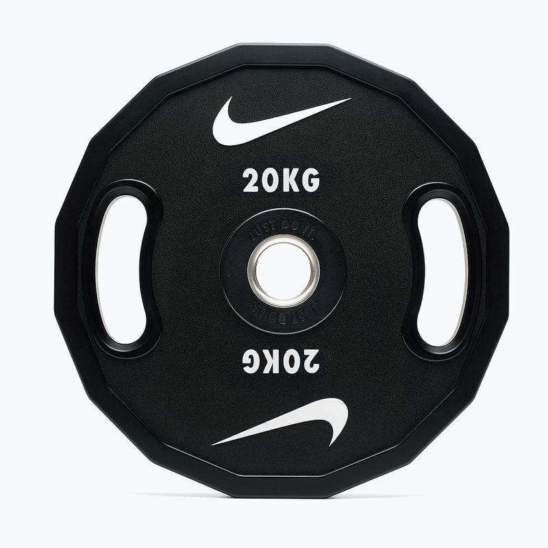 Bumperinės svorio plokštės Nike Strength Pro Urethane Plates 20 kg black/white 4