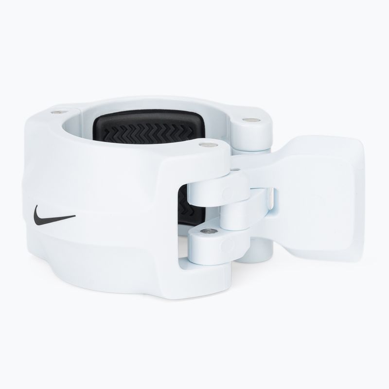 Spaustukai štangai Nike Strength Barbell Collars 2 vnt. white/black 2