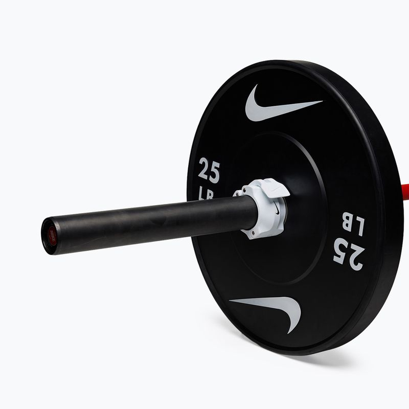 Spaustukai štangai Nike Strength Barbell Collars 2 vnt. white/black 9