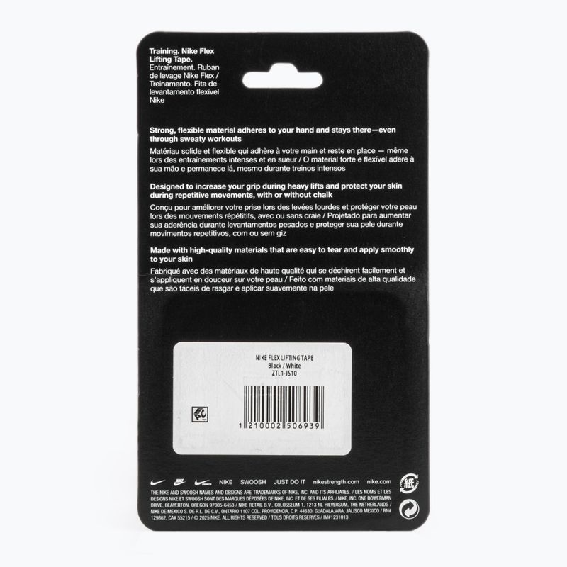 Kohezinis elastinis tvarstis Nike Strenght Flex Lifting Tape black/white 2