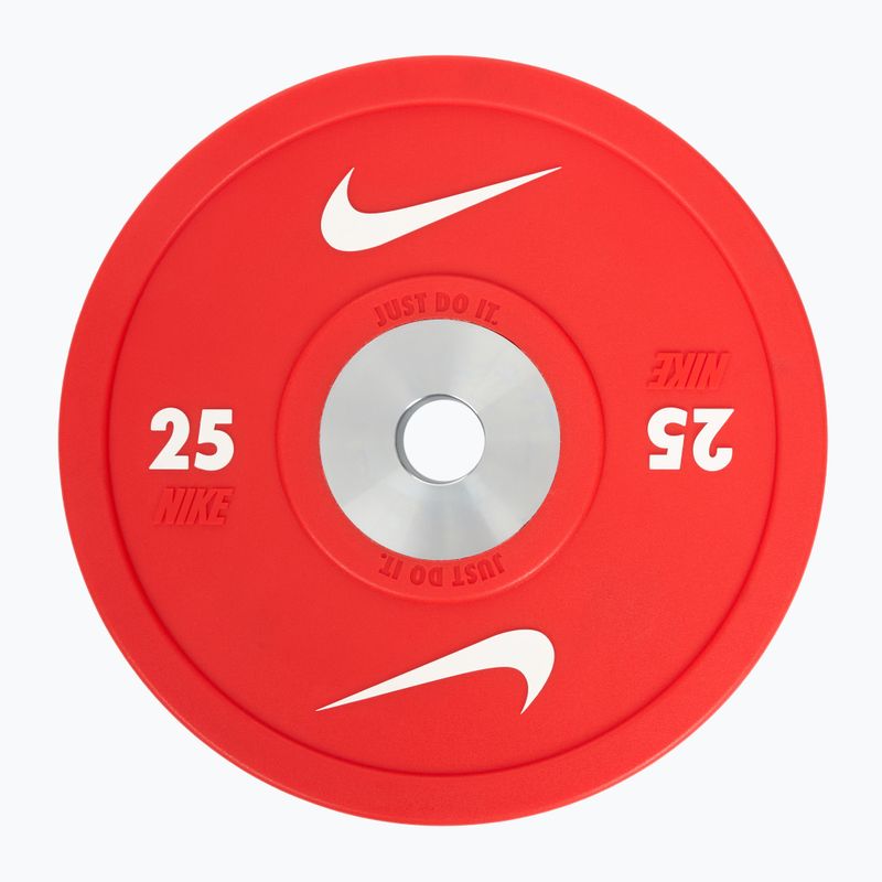 Bamperio apkrova Nike Strength Pro Urethane Bumper Plates 25 kg red/white 2