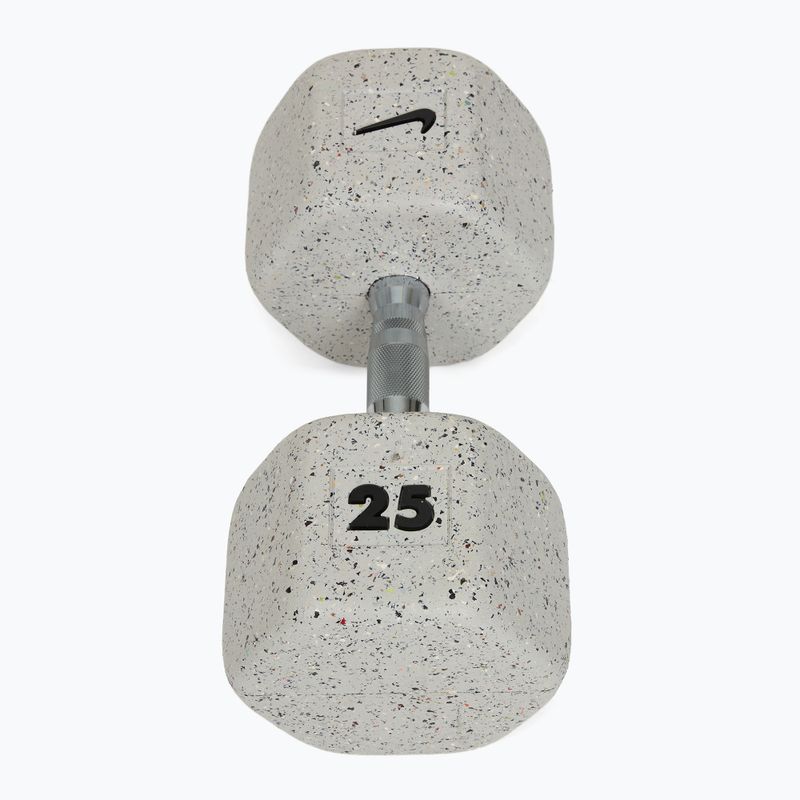 Guminis hantelis Nike Strength Grind Dumbbell 25 kg wolf grey 2