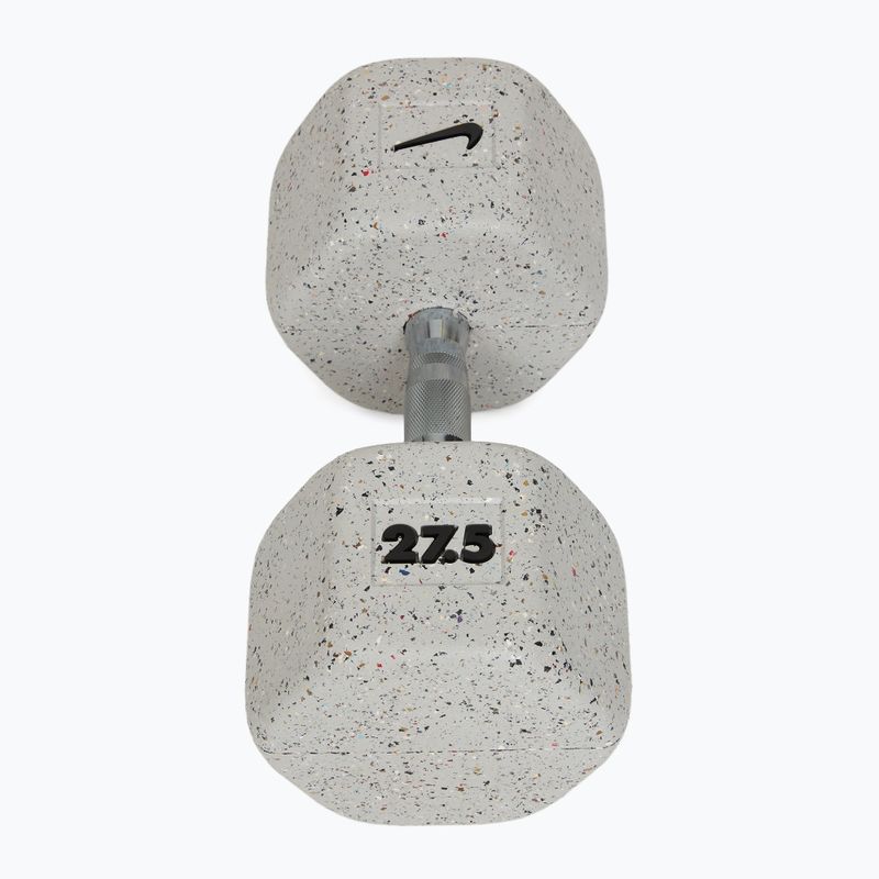Guminis hantelis Nike Strength Grind Dumbbell 27,5 kg wolf grey 2
