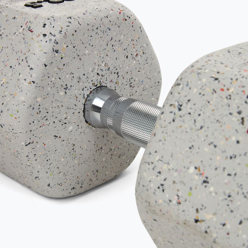 Guminis hantelis Nike Strength Grind Dumbbell 32,5 kg wolf grey 4