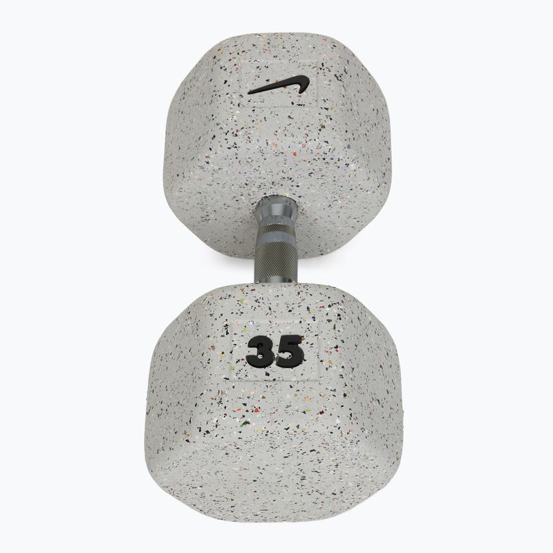 Guminis hantelis Nike Strength Grind Dumbbell 35 kg wolf grey 2