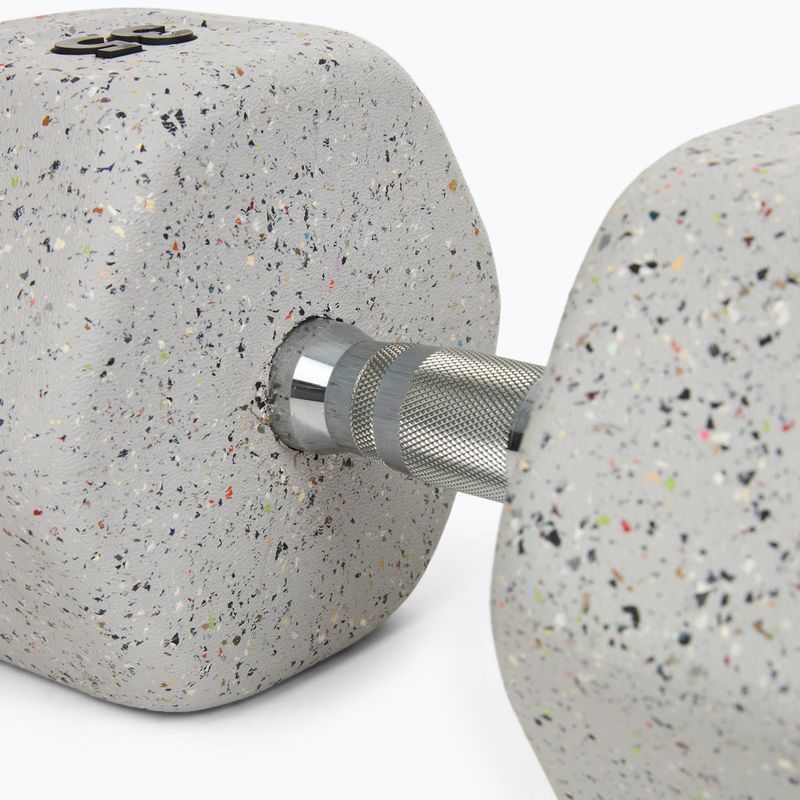 Guminis hantelis Nike Strength Grind Dumbbell 35 kg wolf grey 4