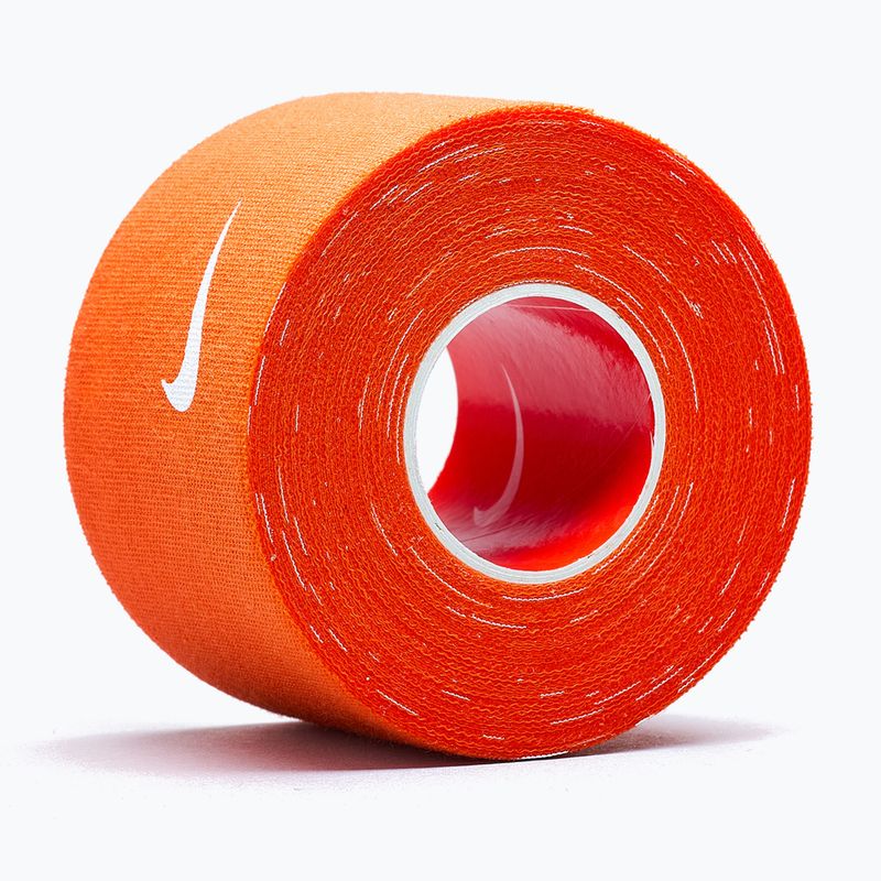 Kohezinis elastinis tvarstis Nike Strenght Athletic Tape orange/white 6