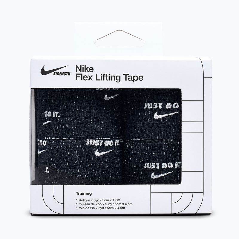 Kohezinis elastinis tvarstis Nike Strenght Flex Lifting Tape black/white 2