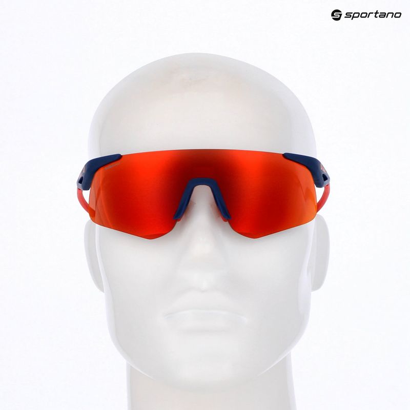 Akiniai nuo saulės Red Bull SPECT Mark blue/brown with red orange mirror 7