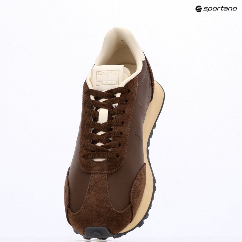 Vyriški batai Tommy Jeans Retro Runner Archive Mix legacy brown 9