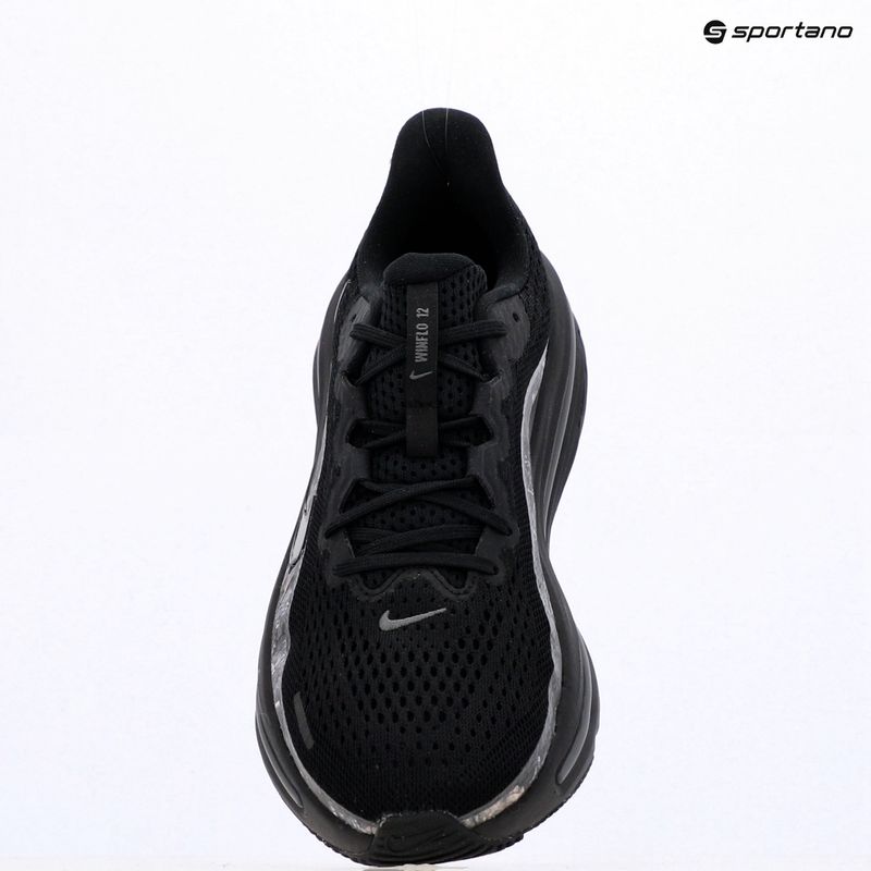 Vyriški bėgimo batai Nike Winflo 12 black/iron grey/metallic silver 9