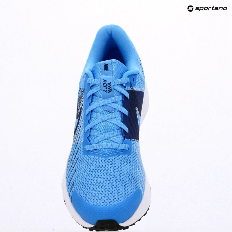 Vyriški bėgimo batai Nike Run Defy University Blue/White/Black/Blue Void 9