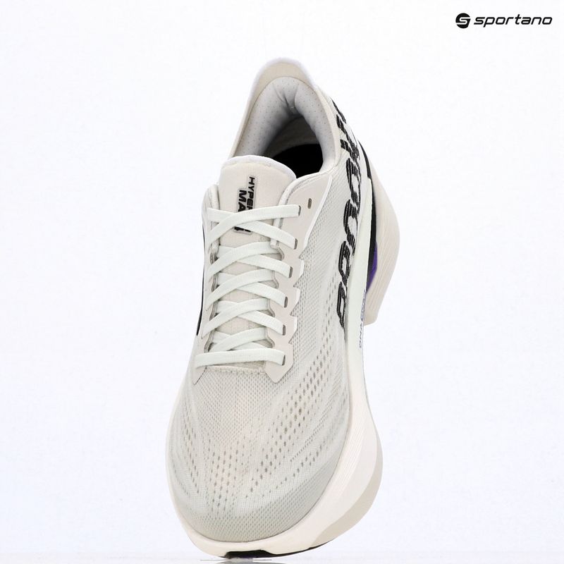 Vyriški bėgimo batai Brooks Hyperion Max 4 grey/black/purple hebe 9