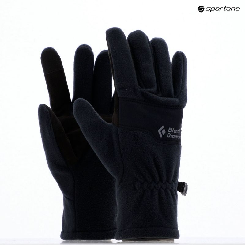 Black Diamond Everyday Fleece trekingo pirštinės juodos spalvos 5