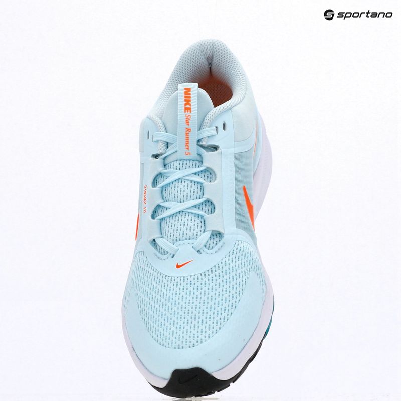 Vaikiški bėgimo bateliai Nike Star Runner 5 glacier blue/energy/black/total orange 9