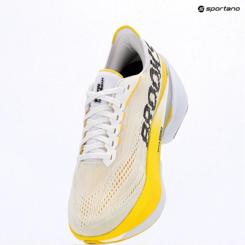 Moteriški bėgimo batai Brooks Hyperion Max 4 white/cyber yellow/black 9