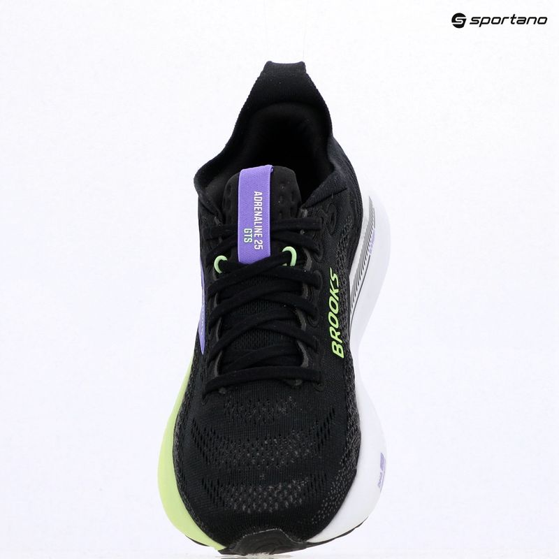 Moteriški bėgimo batai Brooks Adrenaline GTS 25 black/blackened pearl/purple 9