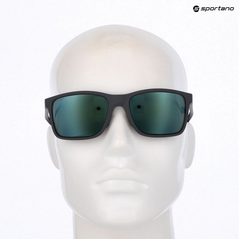 Akiniai nuo saulės Under Armour Hustle XL S3 Matte grey/green multilayer oleophobic 10